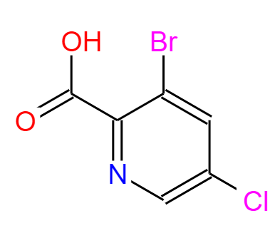 2-羧酸-3-溴-5-氯吡啶