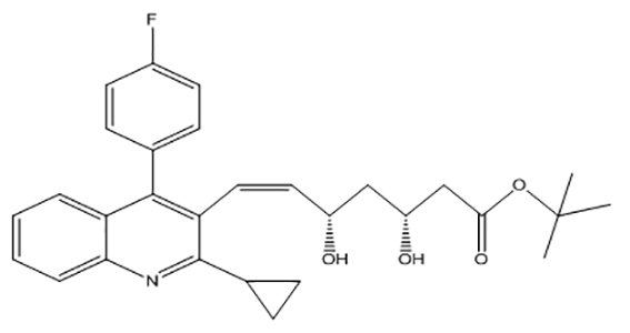 （3R,5S,6Z)-7-[2-环丙基-4-苯基-3-喹啉-基]-3,5-二羟基-6-庚酸叔丁酯