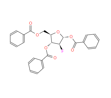 2-脱氧-2-氟-三苯甲酰基-α-D-阿垃伯呋喃糖；97614-43-2