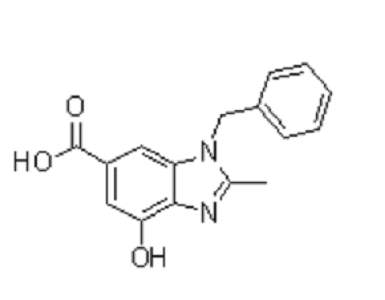 4-羟基-2-甲基-1-(苯基甲基)-1H-苯并咪唑-6-羧酸