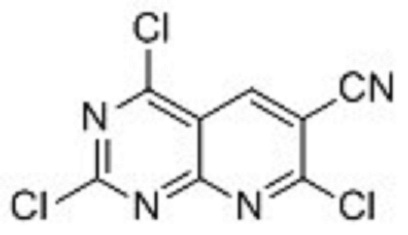 2,4,7-trichloropyrido[2,3-d]pyrimidine-6-carbonitrile