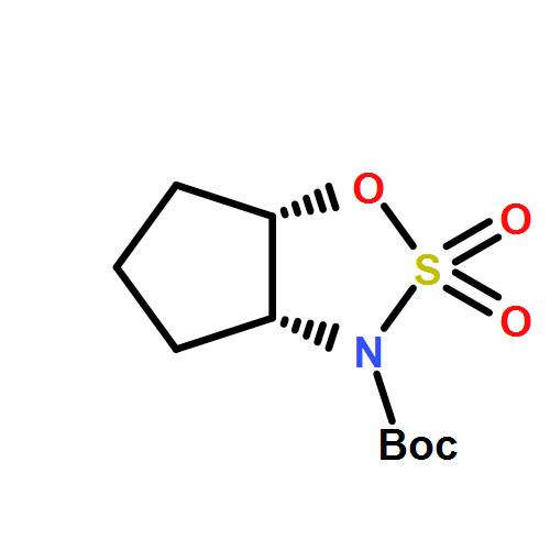 tert-butyl (3aR,6aS)-tetrahydrocyclopenta[d][1,2,3]oxathiazole-3(3aH)-carboxylate 2,2-dioxide