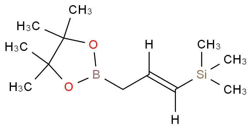 (E)-三甲基(3-(4,4,5,5-四甲基-1,3,2-二氧硼杂环戊烷-2-基)丙-1-烯-1-基)硅烷