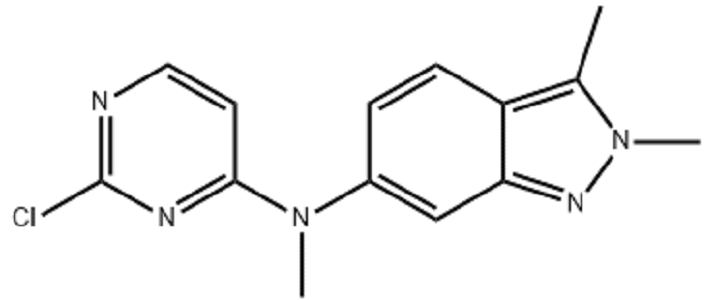 N-(2-氯嘧啶-4-基)-N-甲基-2,3-二甲基-2H-吲唑-6-胺ne