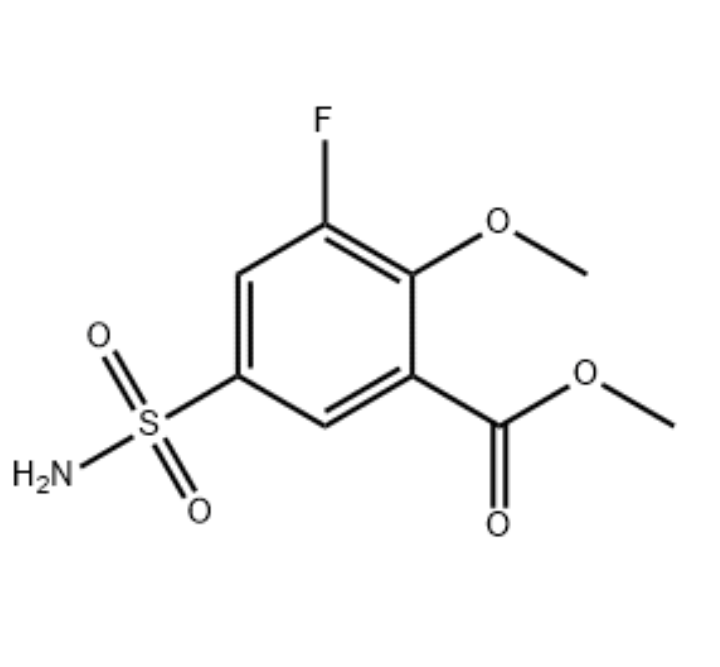 3-氟-2-甲氧基-5-氨磺酰基苯甲酸甲酯