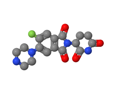 2-（2,6-二氧哌啶-3-基）-5-氟-6-（哌嗪-1-基）异吲哚-1,3-二酮