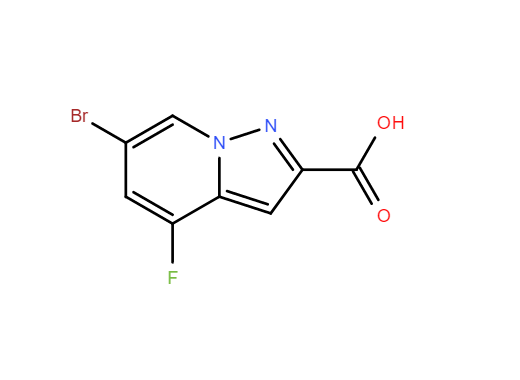 6-溴-4-氟吡唑并[1,5-A]吡啶-2-羧酸