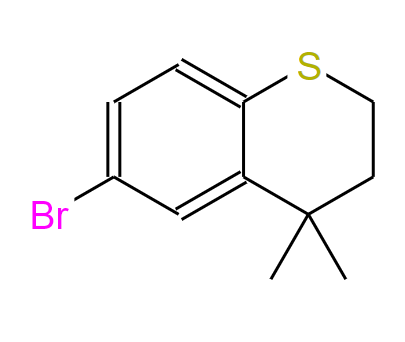 6-溴-4,4-二甲基硫代苯并二氢吡喃；112110-44-8
