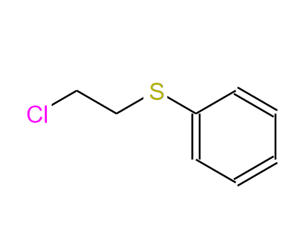 2-氯乙基苯基硫醚；5535-49-9