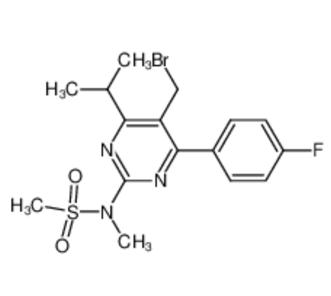 5-(溴甲基)-4-(4-氟苯基)-6-异丙基-2-[甲基(甲磺酰)氨基]嘧啶