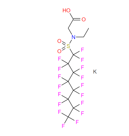 2991-51-7；N-乙基-N-[(十七烷氟辛基)磺酰基]-甘氨酸钾盐