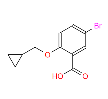 5-Bromo-2-cyclopropylmethoxy-benzoic acid