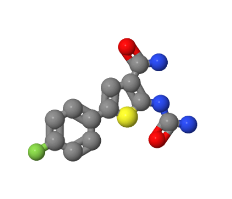 5-(4-氟苯基)-2-脲基噻吩-3-甲酰胺