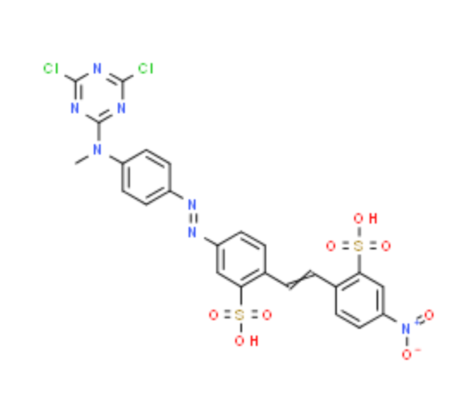 5-[[4-[(4,6-dichloro-1,3,5-triazin-2-yl)methylamino]phenyl]azo]-2-[2-(4-nitro-2-sulphophenyl)vinyl]