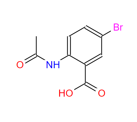 38985-79-4；2-乙酰氨基-5-溴-苯甲酸