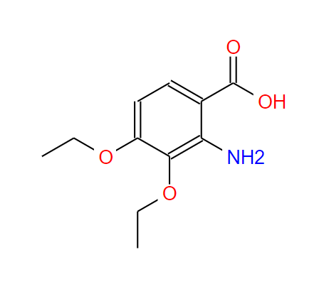 61948-72-9；2-氨基-3,4-二乙氧基苯甲酸