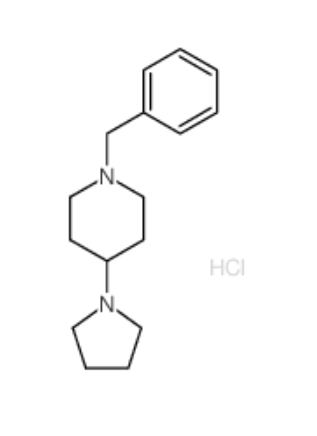 Piperidine,1-(phenylmethyl)-4-(1-pyrrolidinyl)-, hydrochloride (1:2)