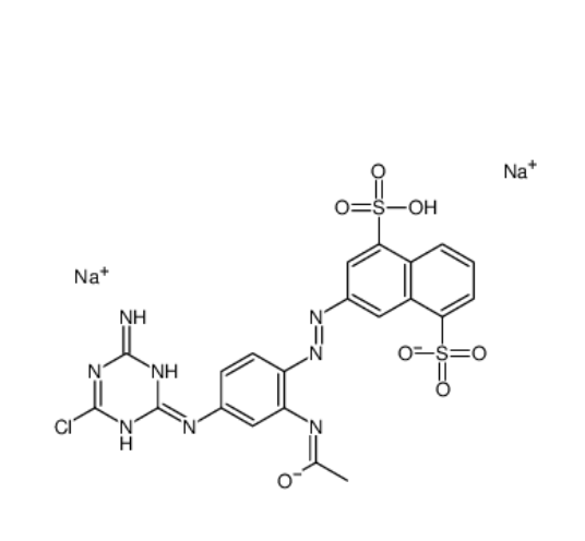 disodium 3-[[2-(acetylamino)-4-[(4-amino-6-chloro-1,3,5-triazin-2-yl)amino]phenyl]azo]naphthalene-1