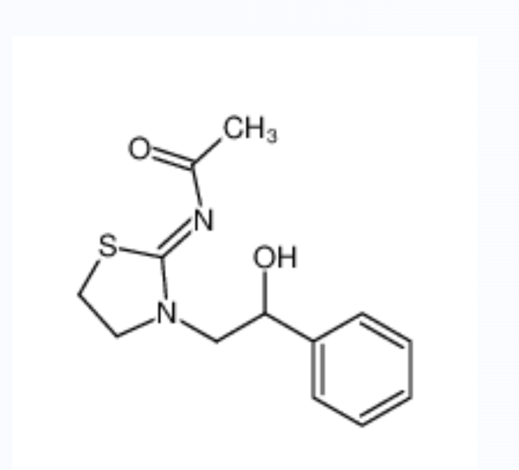 N-[3-(2-羟基-2-苯基乙基)-2-噻唑烷基亚基]乙酰胺