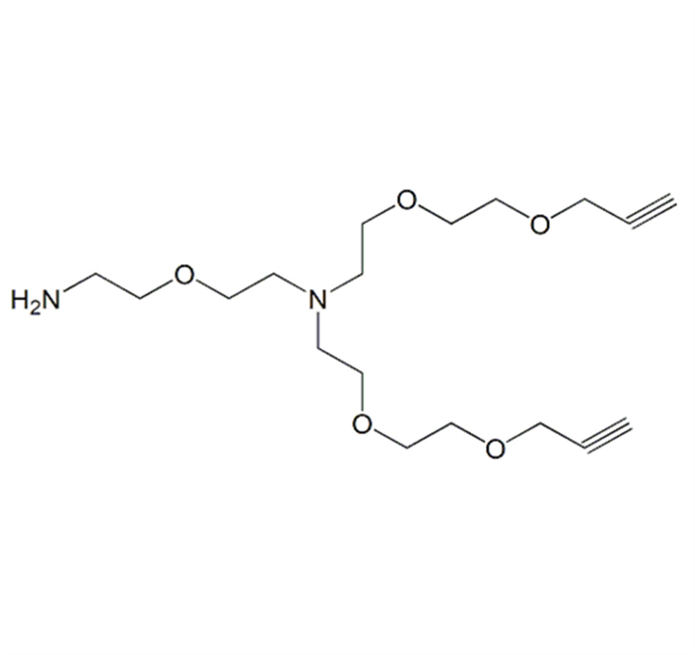 N-(氨基-PEG1)-N-双(PEG2-炔丙基)盐酸盐