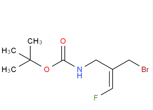 E)-叔丁基-(2-(溴甲基)-3-氟烯丙基氨基甲酯