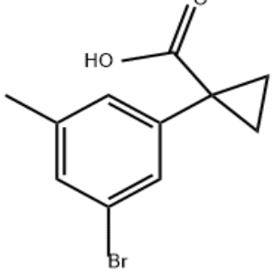 1-(3-溴-5-甲基苯基)环丙烷羧酸