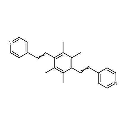 4,4'-((2,3,5,6--四甲基-1,4-苯)双(乙烯-2,1-二基)二吡啶