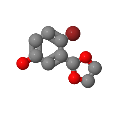 4-溴-3-(1,3-二氧杂环戊烷-2-基)苯酚