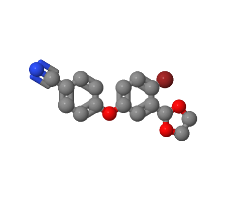 4-[4-溴-3-(1,3-二氧杂环戊烷-2-基)苯氧基]苯甲腈