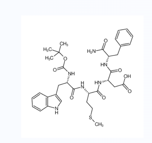 叔丁氧羰基-色氨酰-蛋氨酰-天冬氨酰-苯丙氨酰胺	