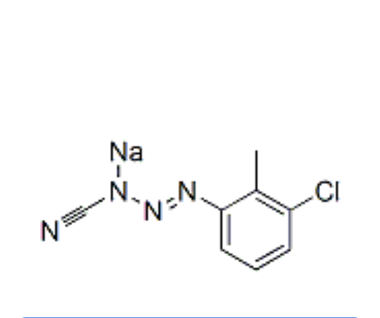 3-(3-chloro-2-methylphenyl)-1-triazene-1-carbonitrile, sodium salt	