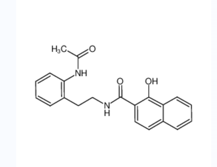 N-(2-乙酰氨基苯乙基)-1-羟基-2-萘酰胺	