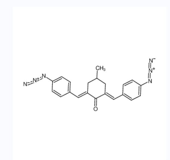 2,6-二(4-叠氮苯亚甲基)-4甲基环己酮	