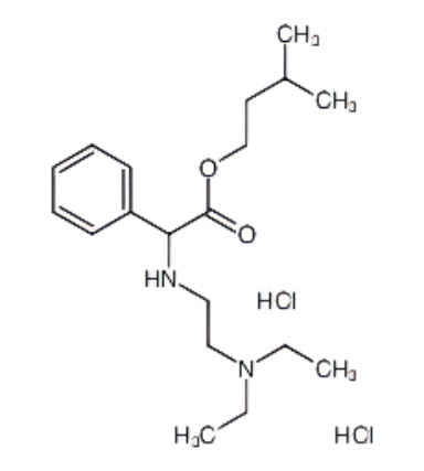 alpha-(2-二乙基氨基乙胺)苯乙酸异戊酯二盐酸盐