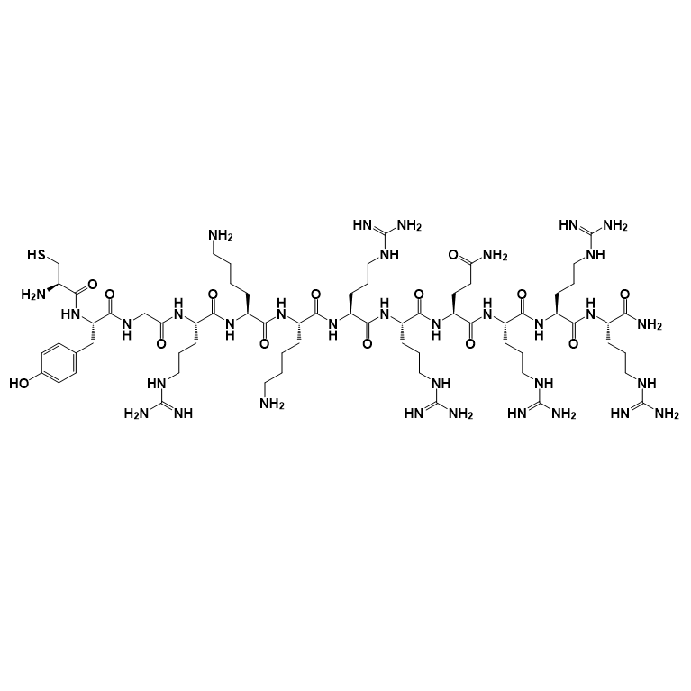 穿膜肽Cys-[HIV-Tat (47-57)])