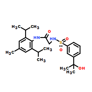 N-((4-氯-2,6-二异丙基苯基)氨基甲酰基)-3-(2-羟基丙烷-2-基)苯磺酰胺