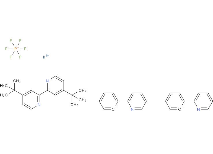 (4,4'-二叔丁基-2,2'-联吡啶)双[(2-吡啶基)苯基]铱(III)六氟磷酸盐