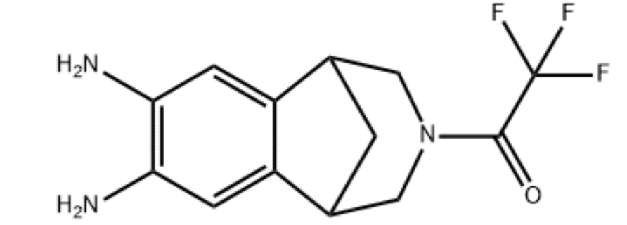 2,3,4,5-四氢-3-(三氟乙酰基)-1,5-甲桥-1H-3-苯并氮杂卓-7,8-二胺