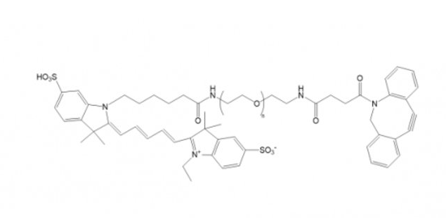 Cy5.5-PEG-NH2，Cy5.5-聚乙二醇-氨基/胺