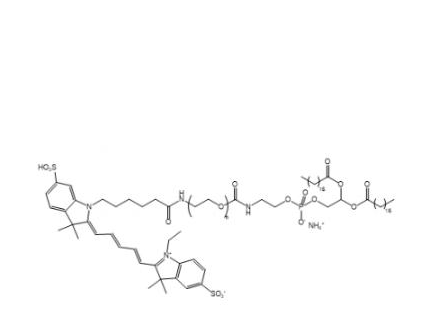 Cy5-PEG-DSPE，Cy5-聚乙二醇-磷脂，DSPE-PEG-Cy5