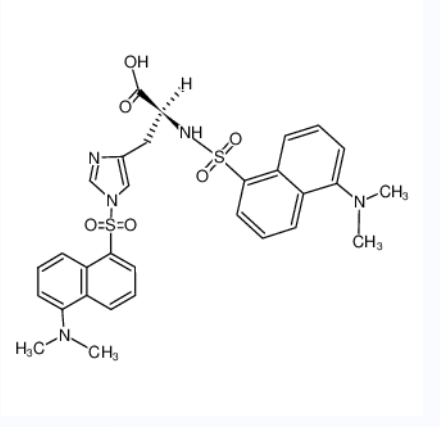 N,1-二[[5-(二甲基氨基)-1-萘基]磺酰基]-L-组氨酸