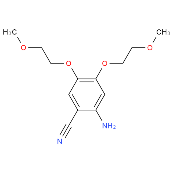 2-氨基-4,5-双(2-甲氧基乙氧基)苯腈