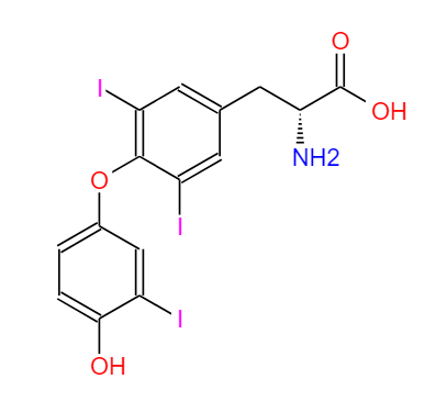 5714-08-9 3,3,5-三碘-d-甲状腺原氨酸