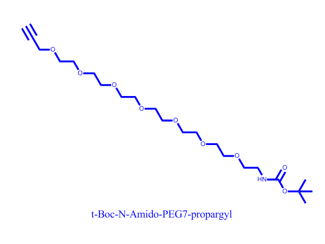 t-Boc-N-Amido-PEG7-propargyl