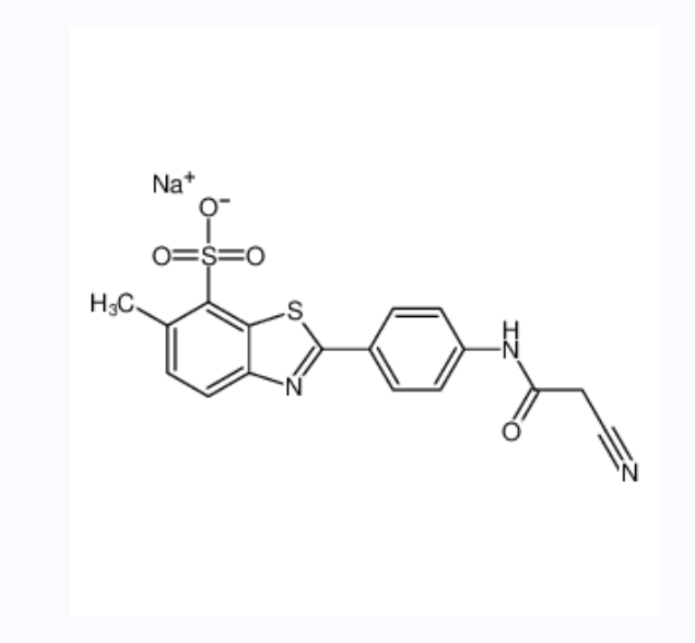 sodium 2-(4-(2-cyanoacetamido)phenyl)-6-