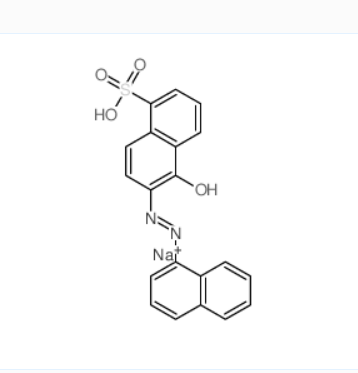 5858-53-7 (6E)-6-(1-萘基亚肼基)-5-氧代-5,6-二氢-1-萘磺酸