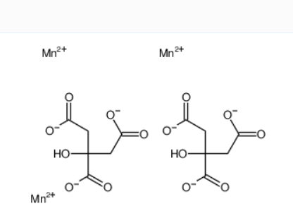 10060-26-1 2-羟基-1,2,3-丙烷三羧酸锰盐(2:3)