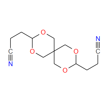 3058-04-6；3,9-双(3-氰基乙基)-2,4,8,10-四氧杂螺[5.5]十一烷