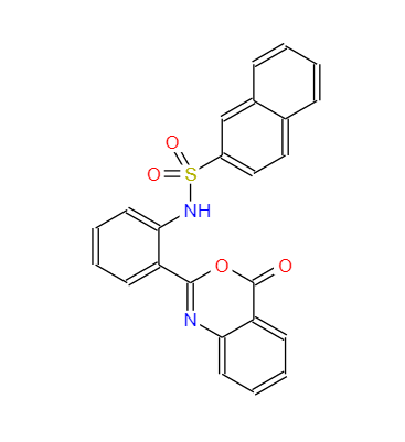 10128-55-9 N-[2-(4-氧代-4H-3,1-苯丙恶嗪-2-基)苯基]-2-萘磺酰胺