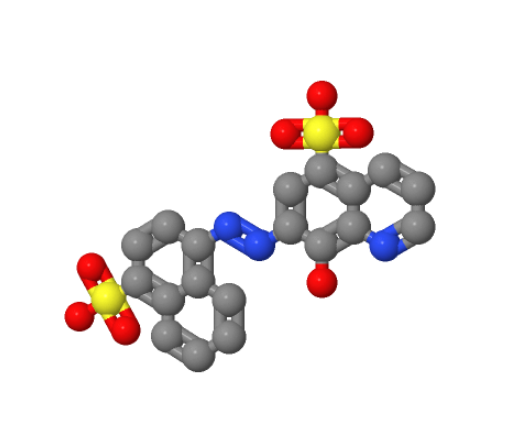 8-羟基-7-((4-磺酸基-1-萘)偶氮)喹啉-5-磺酸